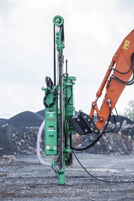 Montabert CPA drilling attachment